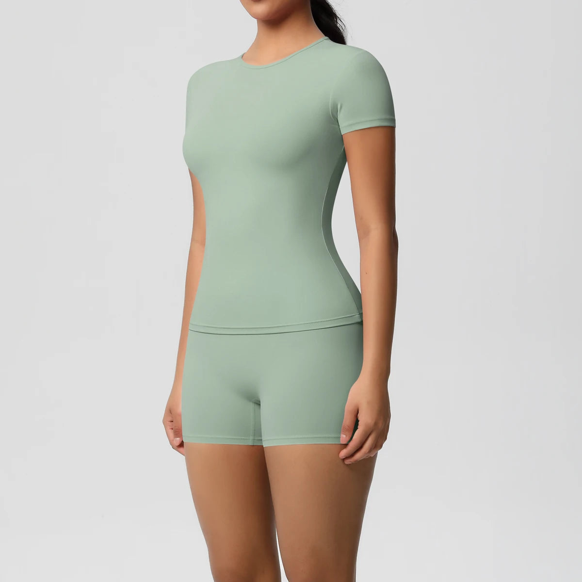 2PC Quick-Drying Gym Leggings Set