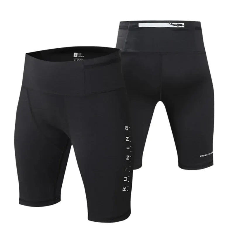 Men Women Tight Fitness Gym Shorts 2024 Summer Elastic Quick-dry Compression Workout Training Exercise Running Sports Shorts