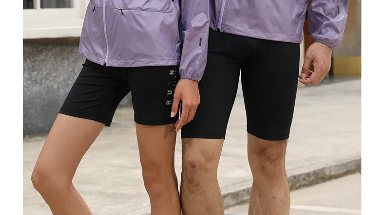 Men Women Tight Fitness Gym Shorts 2024 Summer Elastic Quick-dry Compression Workout Training Exercise Running Sports Shorts