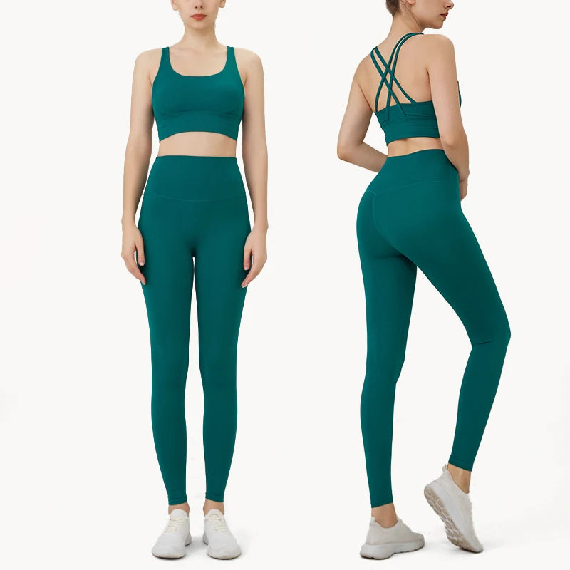 2 Piece Yoga Clothes Women's Tracksuit