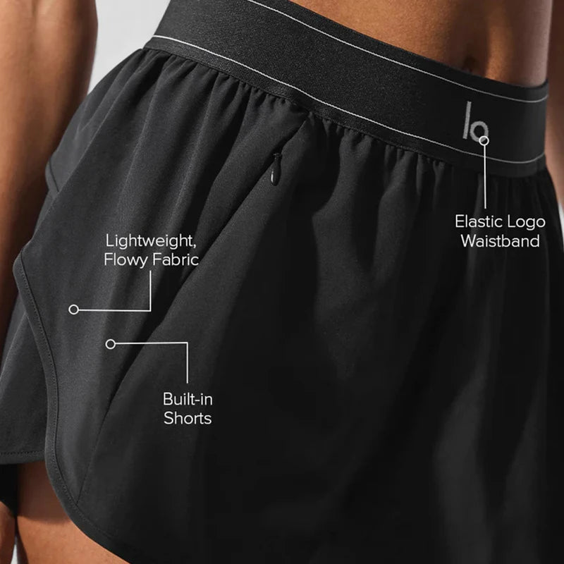 Women Athletic Shorts Quick Dry Breathable Yoga shorts Casual Running Pants Summer Comfortable Nude Feeling Anti-Shine Shorts