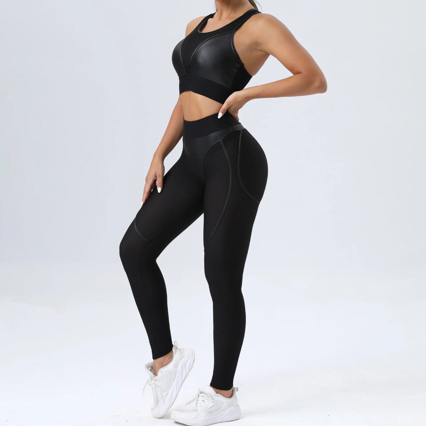 Fitness Sexy Sports Suit Women Yoga Set 2 Pieces