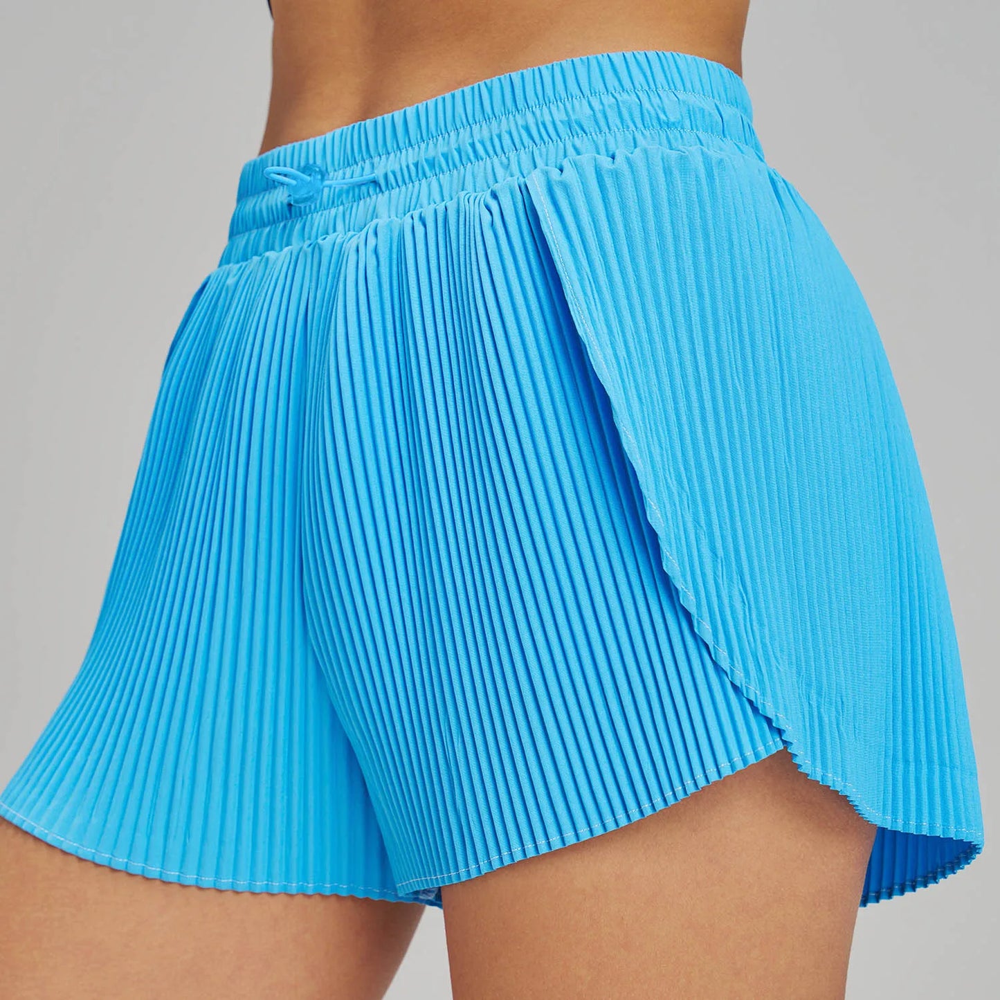 Sports Outdoor Fitness Yoga Shorts Fake Two Pieces Pleated Skirt Pants Breathable Quick Dry Three Point Pants Yoga Skirt