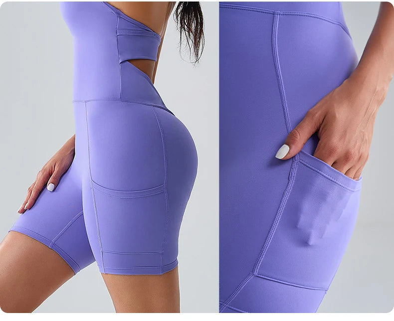 Fitness Sports Bodysuit Women Yoga Suit Jumpsuits