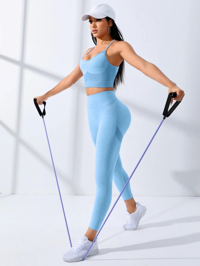 2/Pcs Seamless Workout Outfits