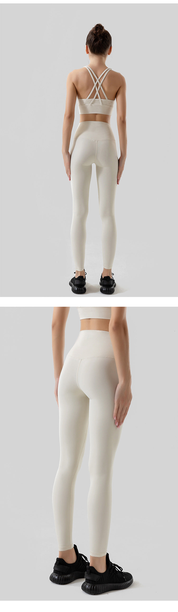 Sportswear Yoga Set Leggings and Tops Fitness