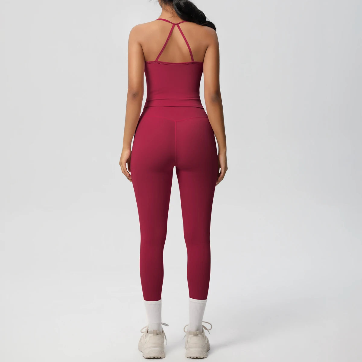 Yoga Top Set Fitness Gym Suit