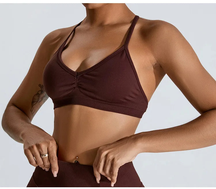 Gym Clothes Women 2 Pcs Yoga Set Sports Bra Seamless High Waist Leggings