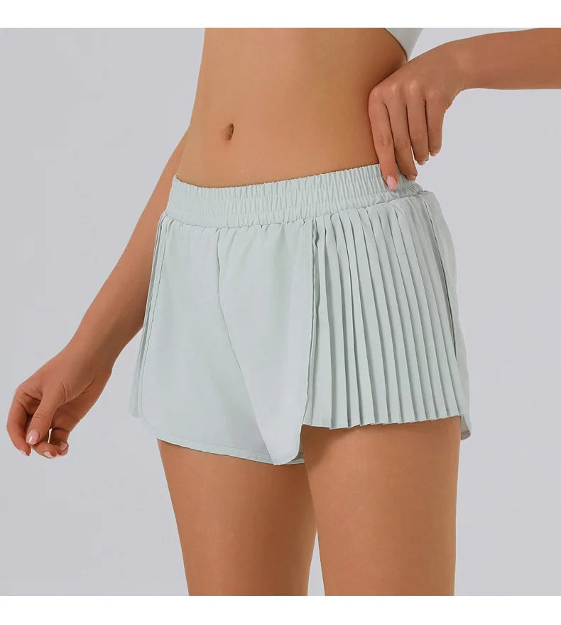 2025 New Summer Gym Running Shorts Casual Quick Dry Sports Shorts Women Biker Cycling Shorts Athleisure Yoga Shorts