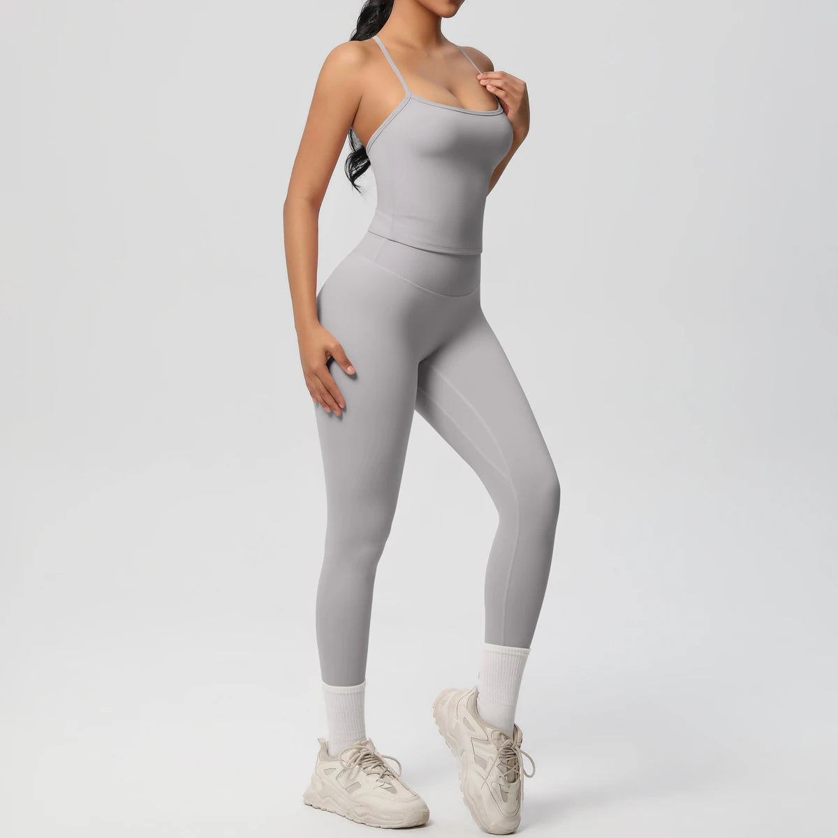 Yoga Top Set Fitness Gym Suit