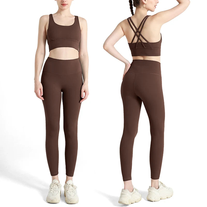 2 Piece Yoga Clothes Women's Tracksuit