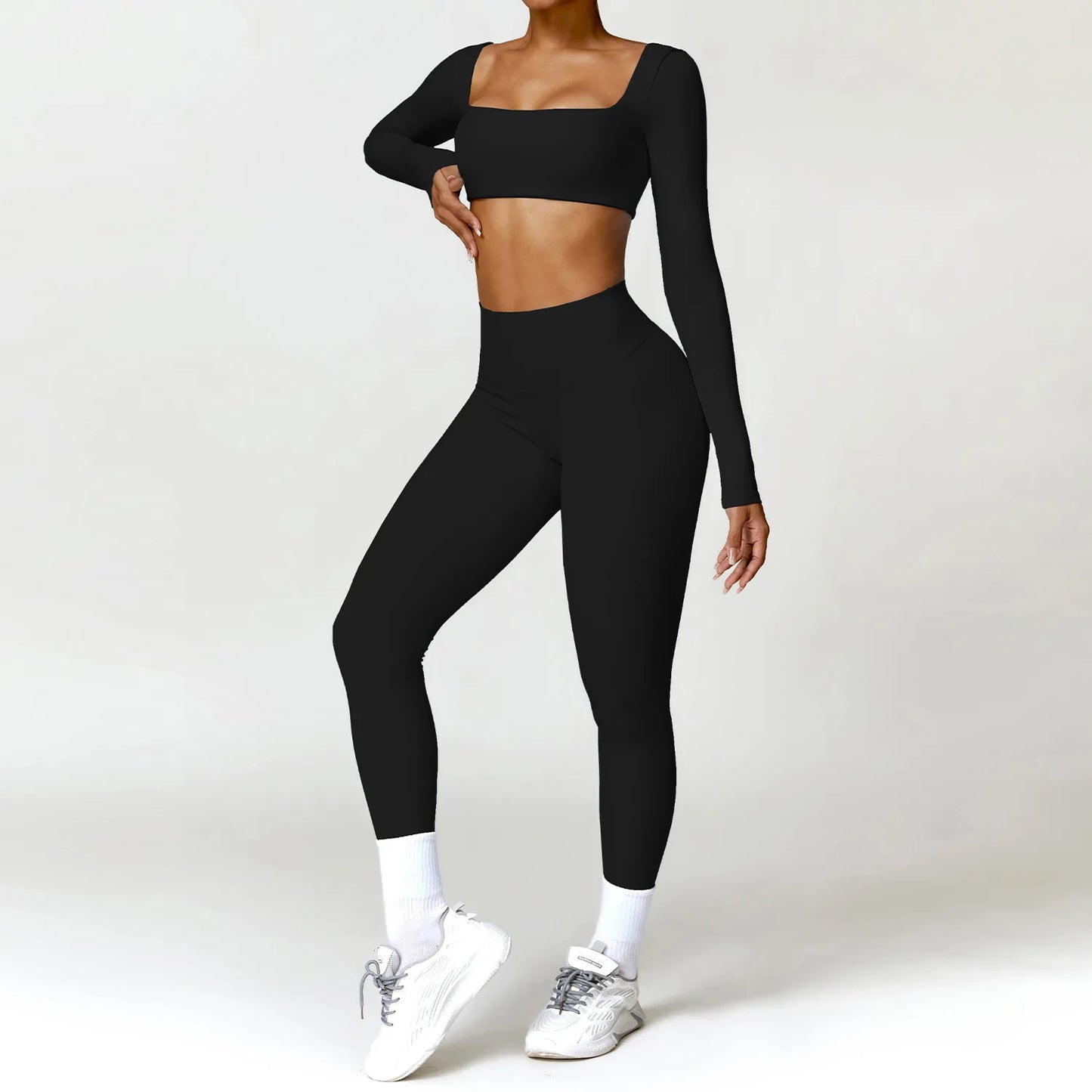 Women Tracksuit Yoga Set 2PCS Sportswear
