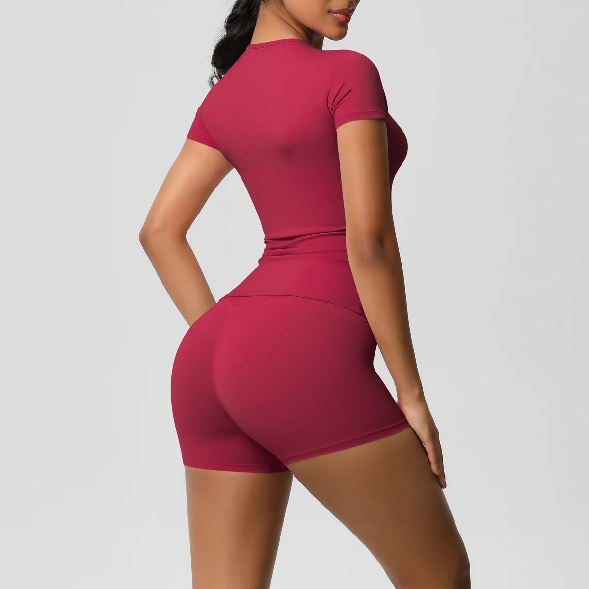2PC Quick-Drying Gym Leggings Set