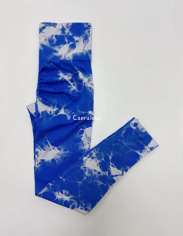 23 Colours Tie Dye Seamless Leggings Push Up