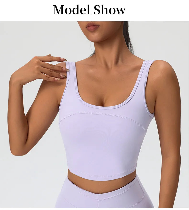 2 Pieces Women's High Quality Soften Yoga Set Sports Suit Gym Set