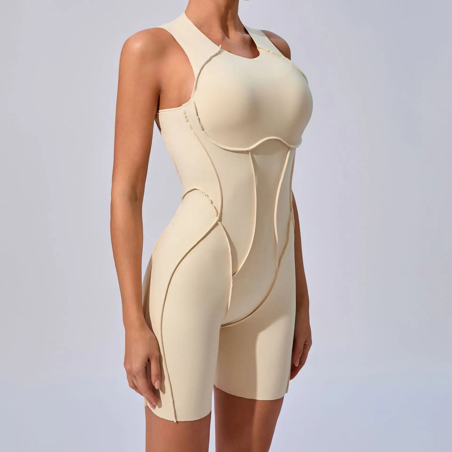 V Back Scrunch Sports Suit Women Gym