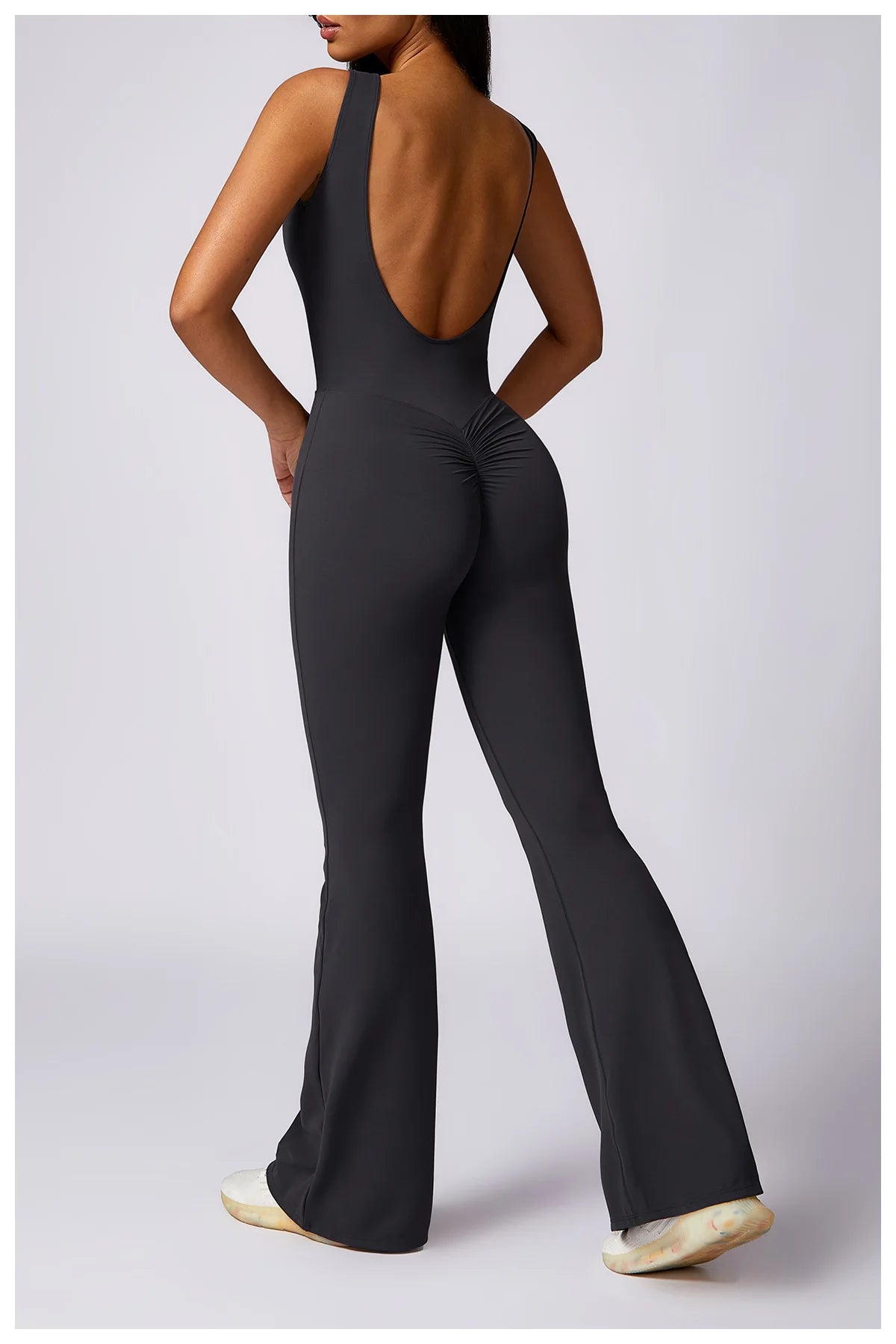 Scrunch Butt Jumpsuit Gym Set