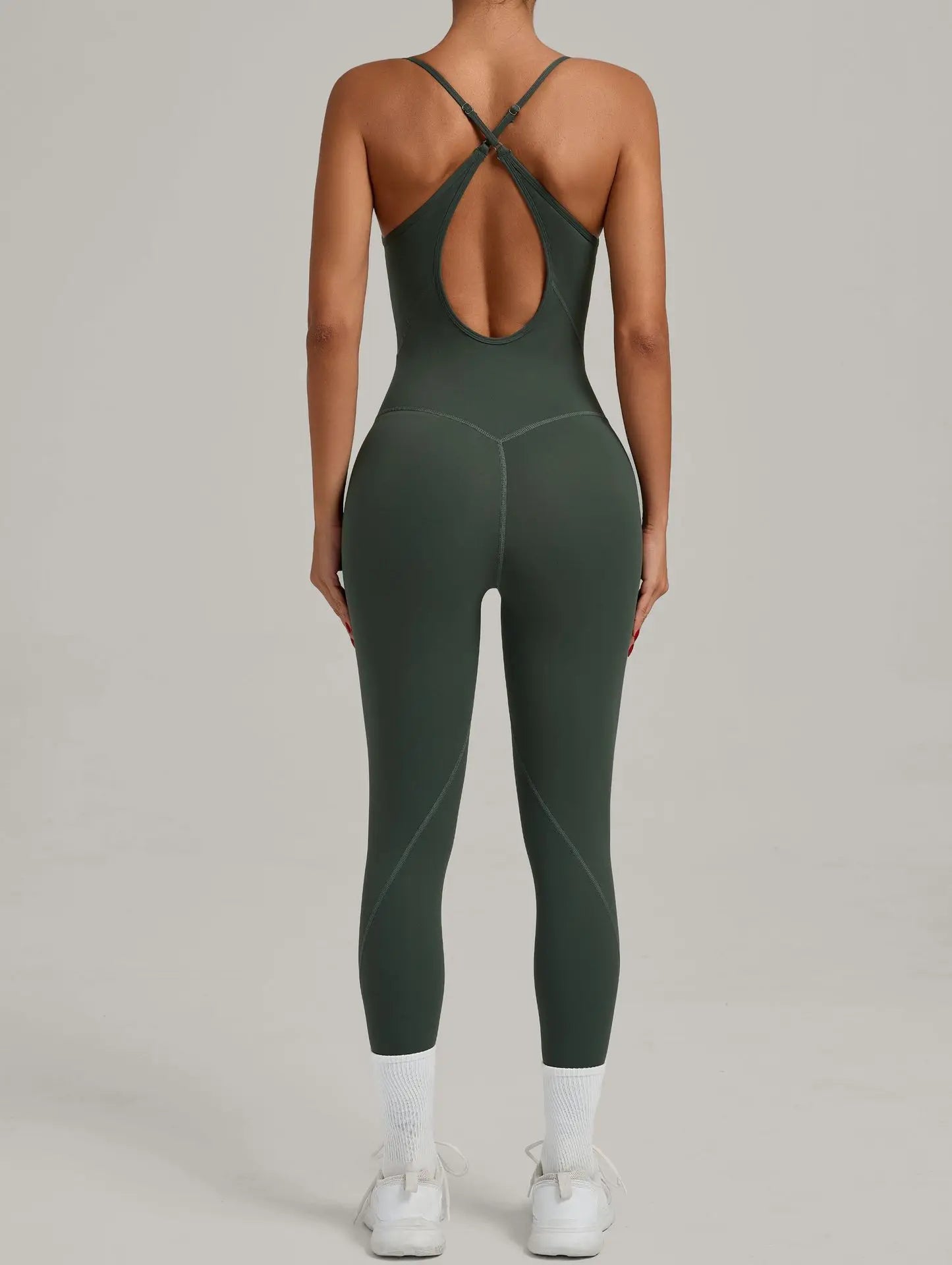 Women Yoga Backless Set Gym High Intensity Workout Clothing Seamless High Waist