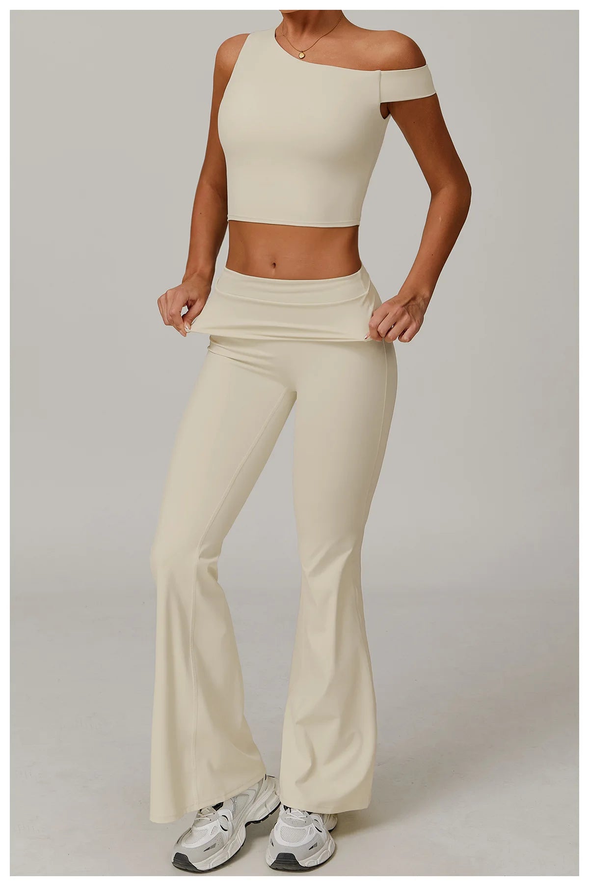 2 Piece Fitness Sportswear Gym Tracksuit High Waist Leggings