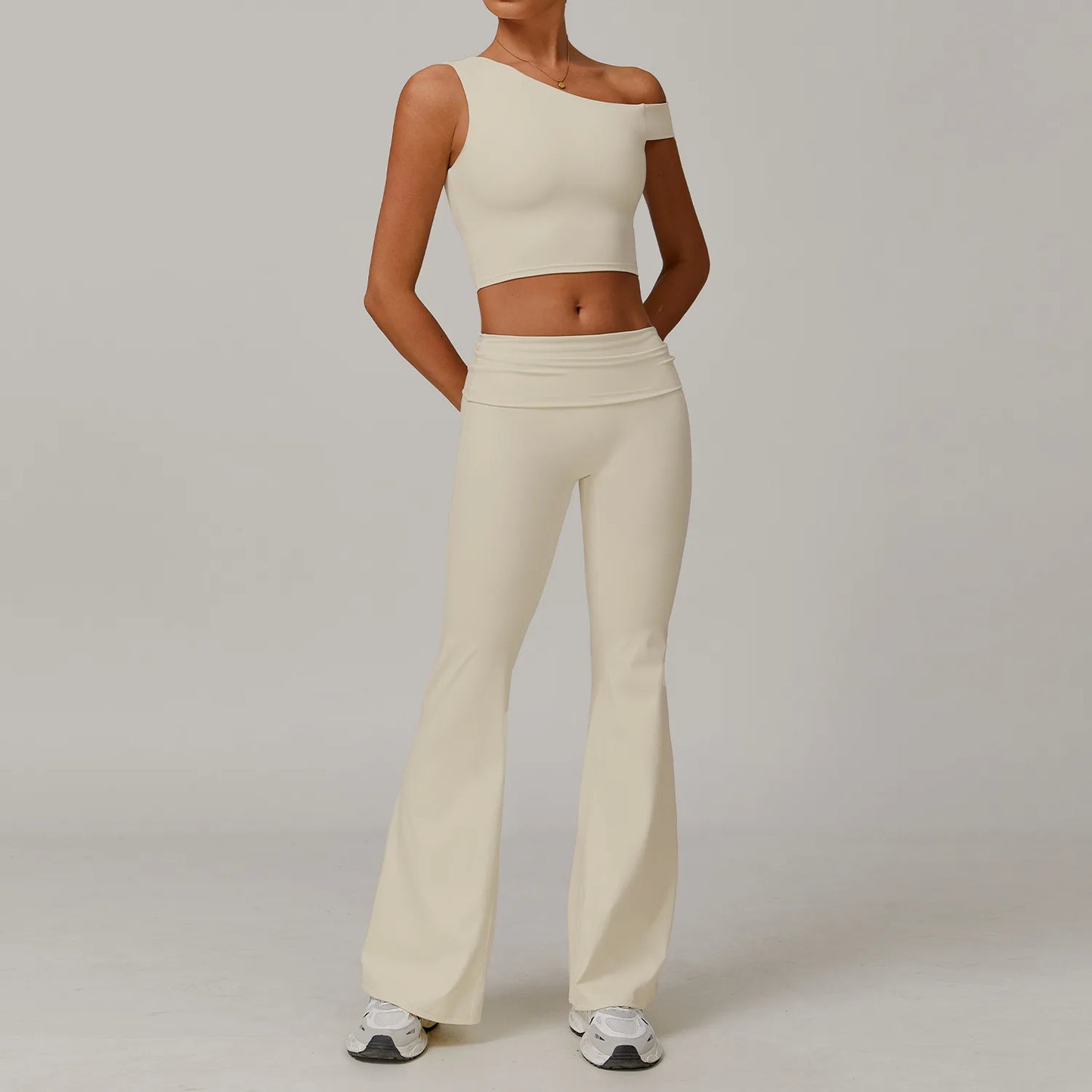 2 Piece Fitness Sportswear Gym Tracksuit High Waist Leggings