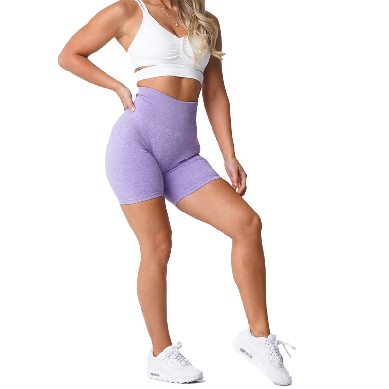 Scrunch Seamless Shorts Spandex Shorts Woman Fitness Elastic Breathable Hip-lifting Leisure Sports Running