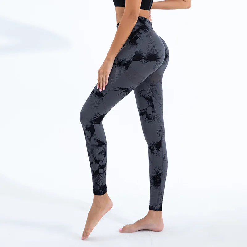 Tie dye Gym Leggings Seamless
