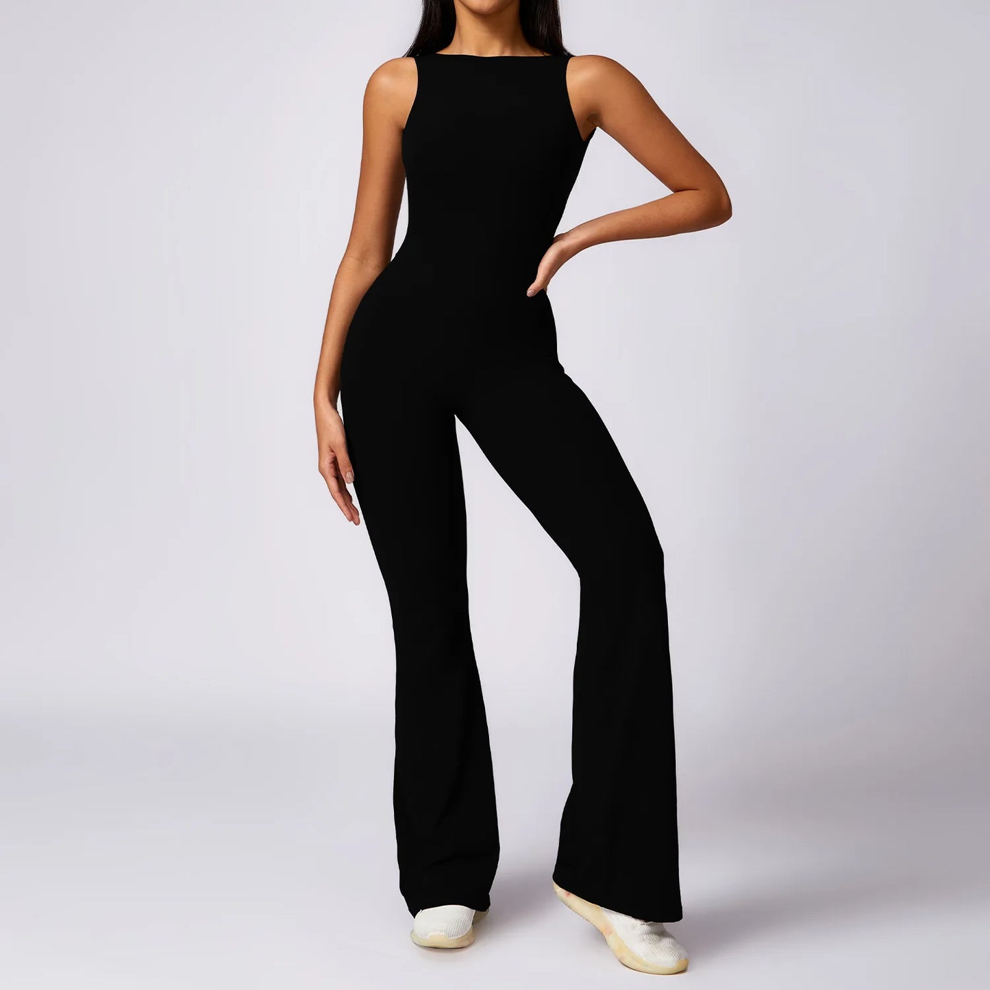 Scrunch Butt Jumpsuit Gym Set