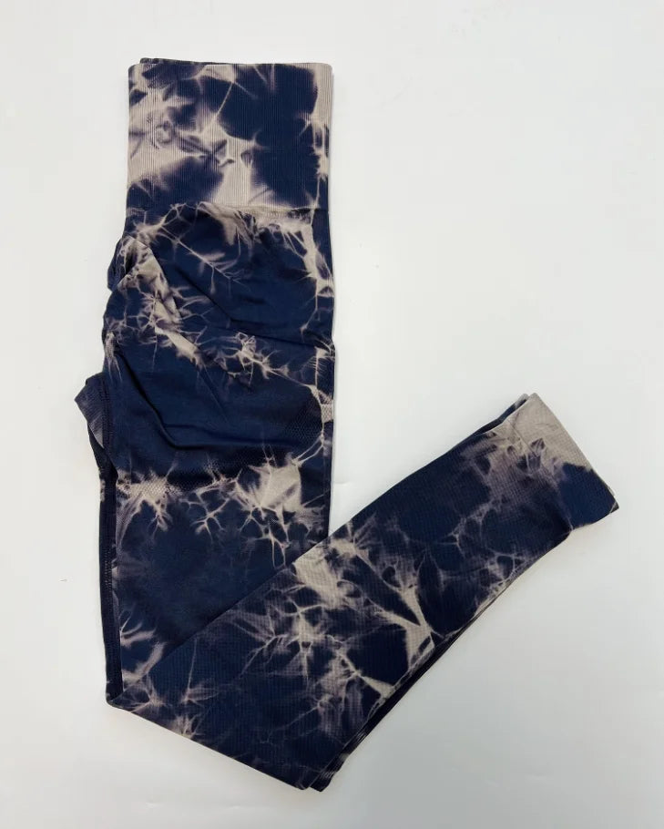 23 Colours Tie Dye Seamless Leggings Push Up