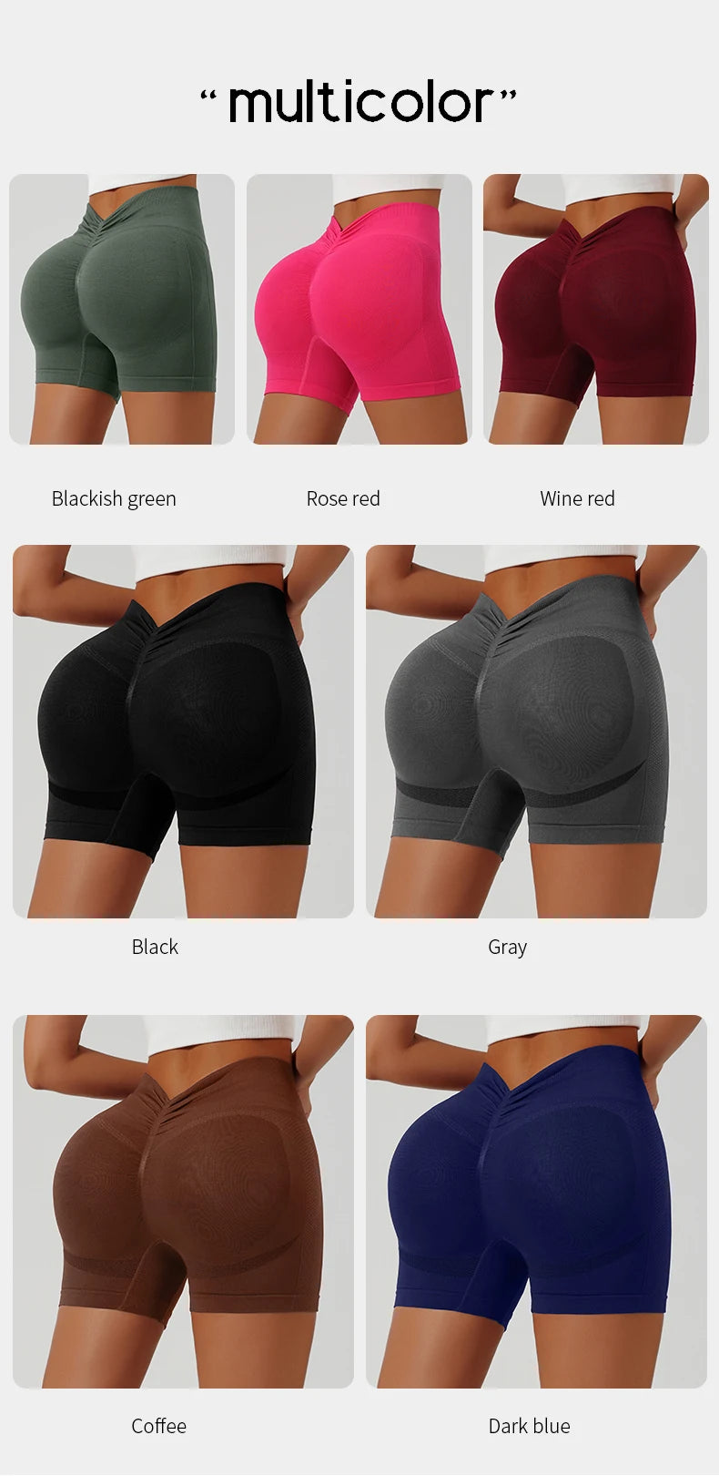 Women Seamless Yoga Shorts High Waist Workout Shorts Running Naked Feeling Breathable Fitness Pants Outwear Tight Shorts
