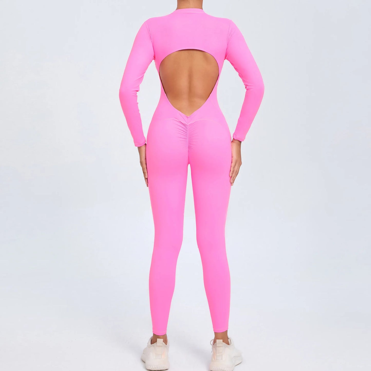 Backless Rompers Yoga Long Sleeved Women's Sportswear