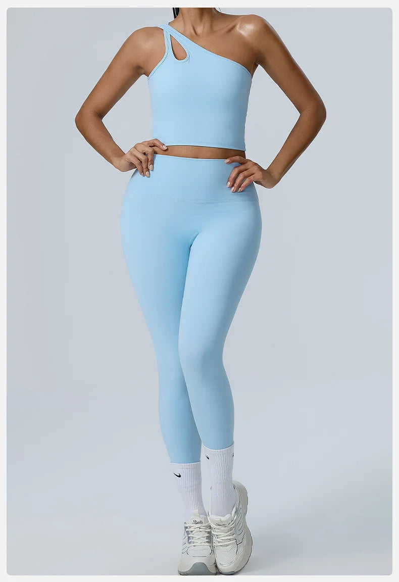 2PCS Seamless Yoga Women Sexy Set Athletic Wear