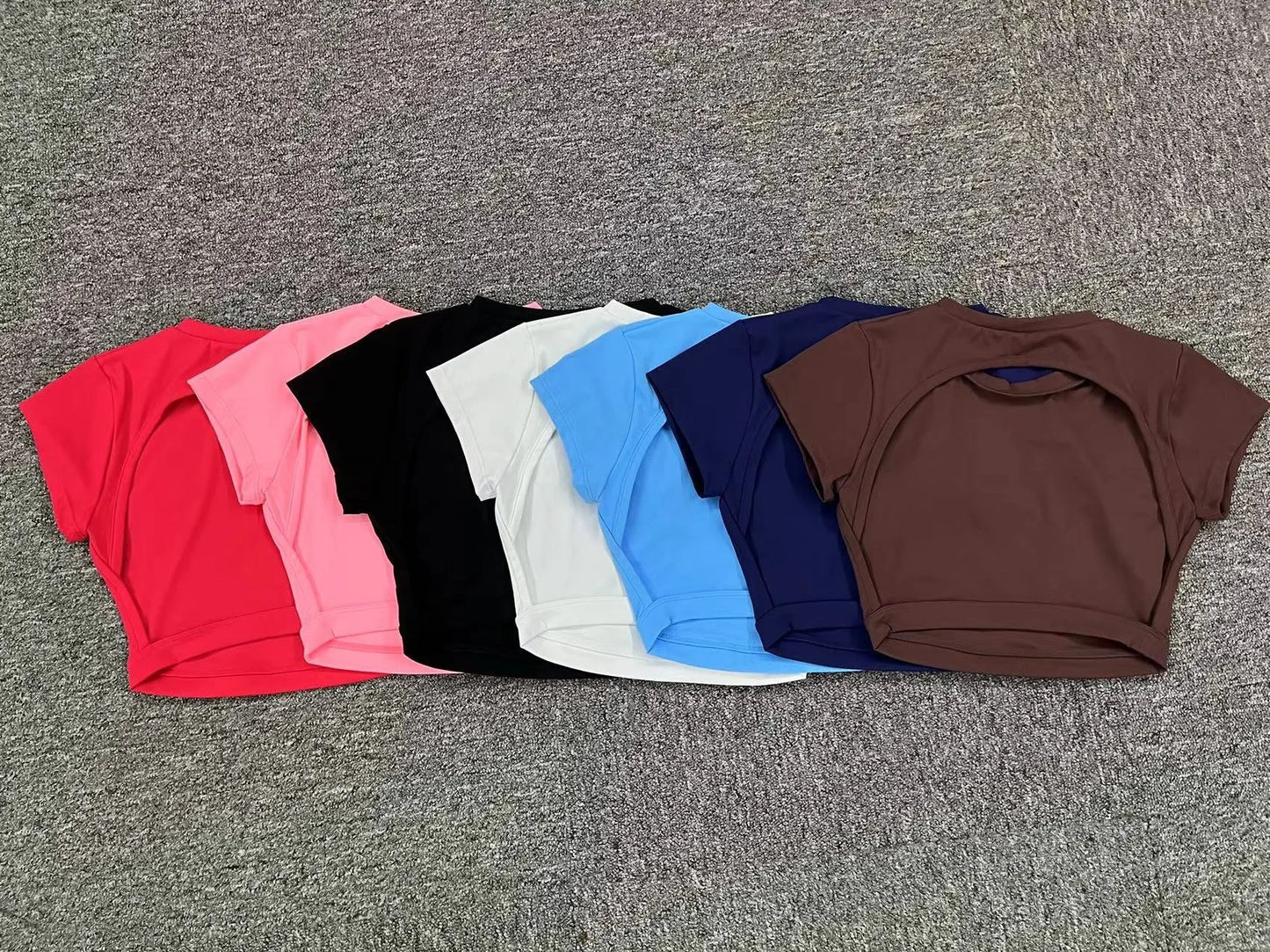 Backless Yoga Crop Top