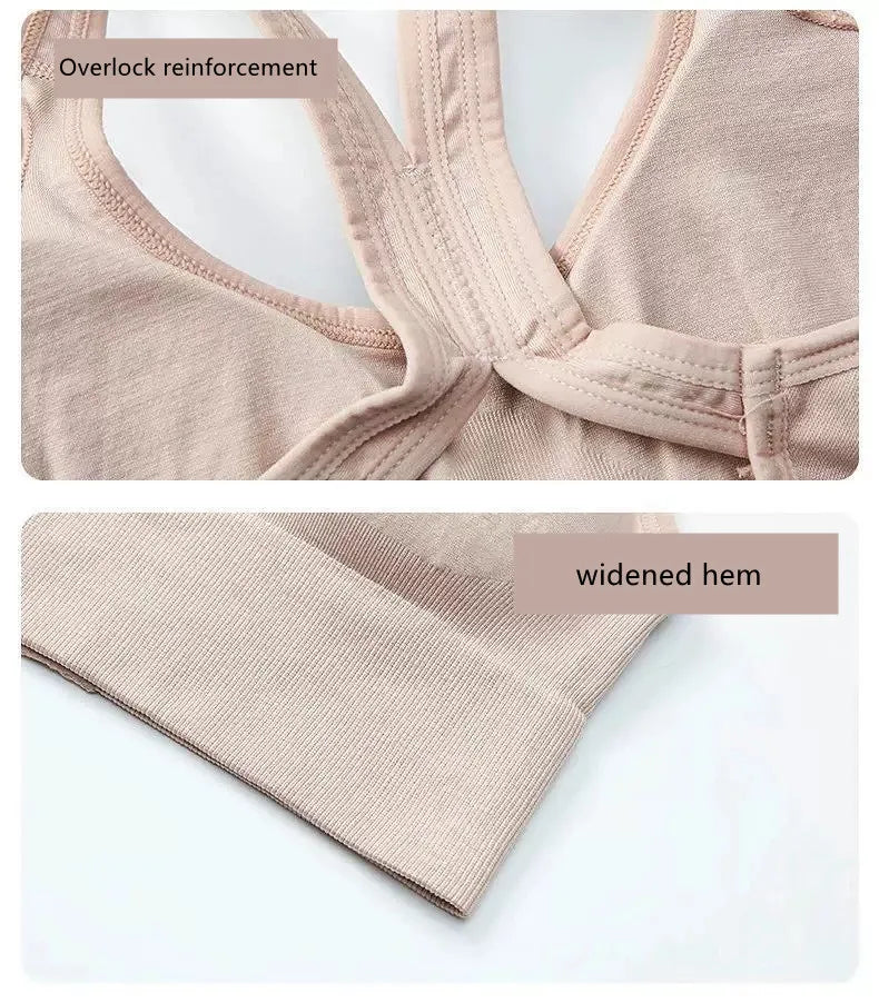 Tank Top Women Gym Sports Bra Push Up Crop Top