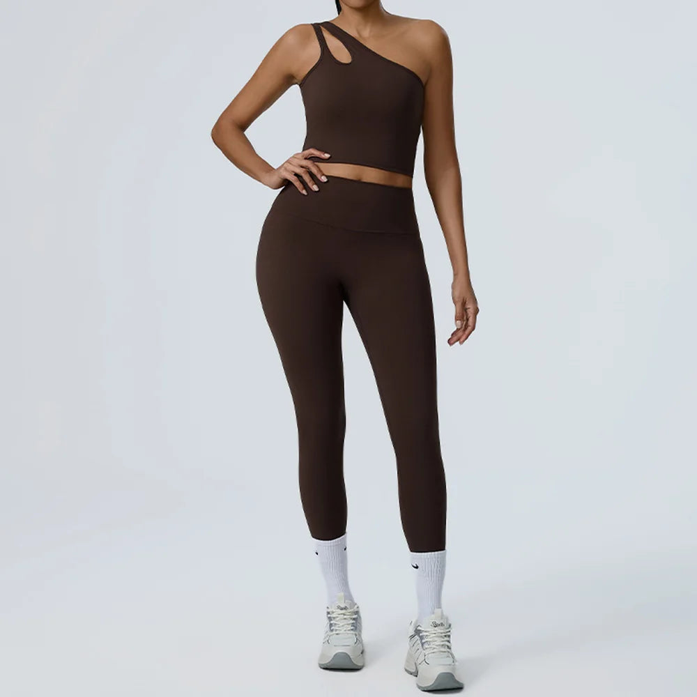2PCS Seamless Yoga Women Sexy Set Athletic Wear