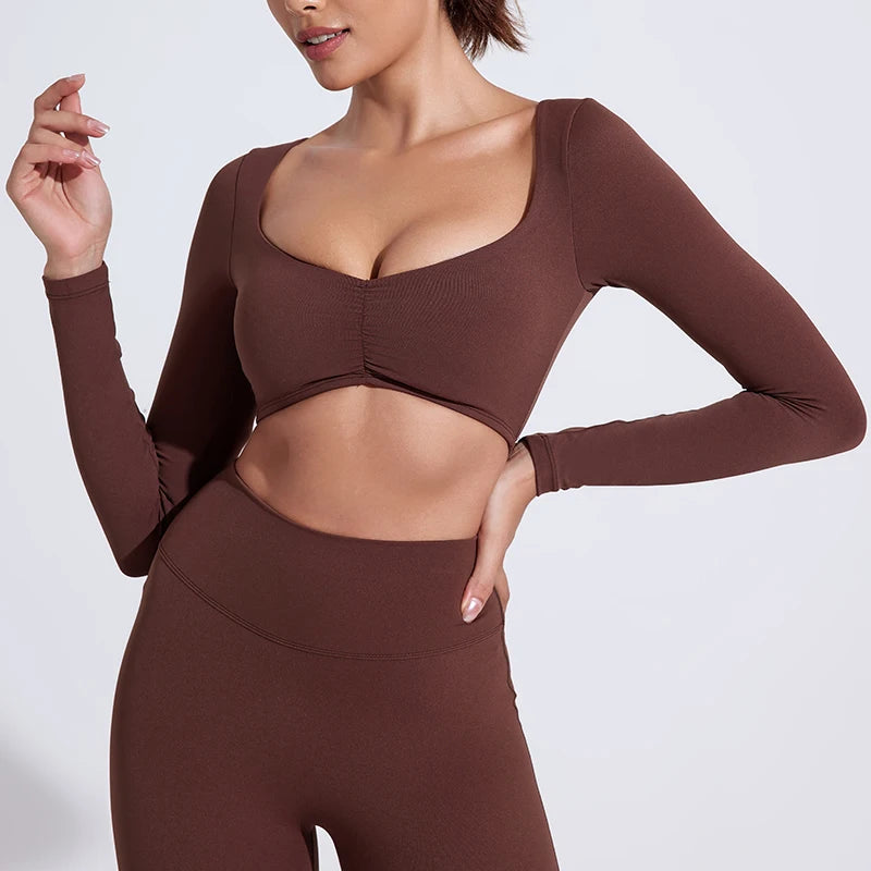 Long Sleeve Crop Top