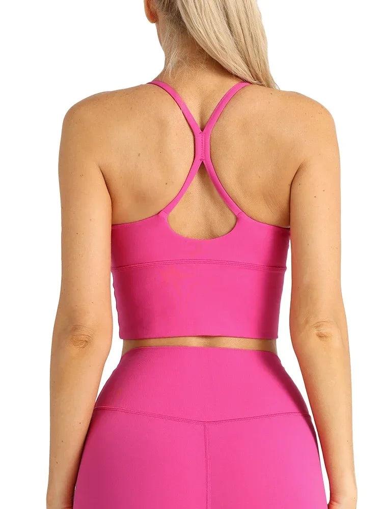 Cross Back Y Shape Sports Bra