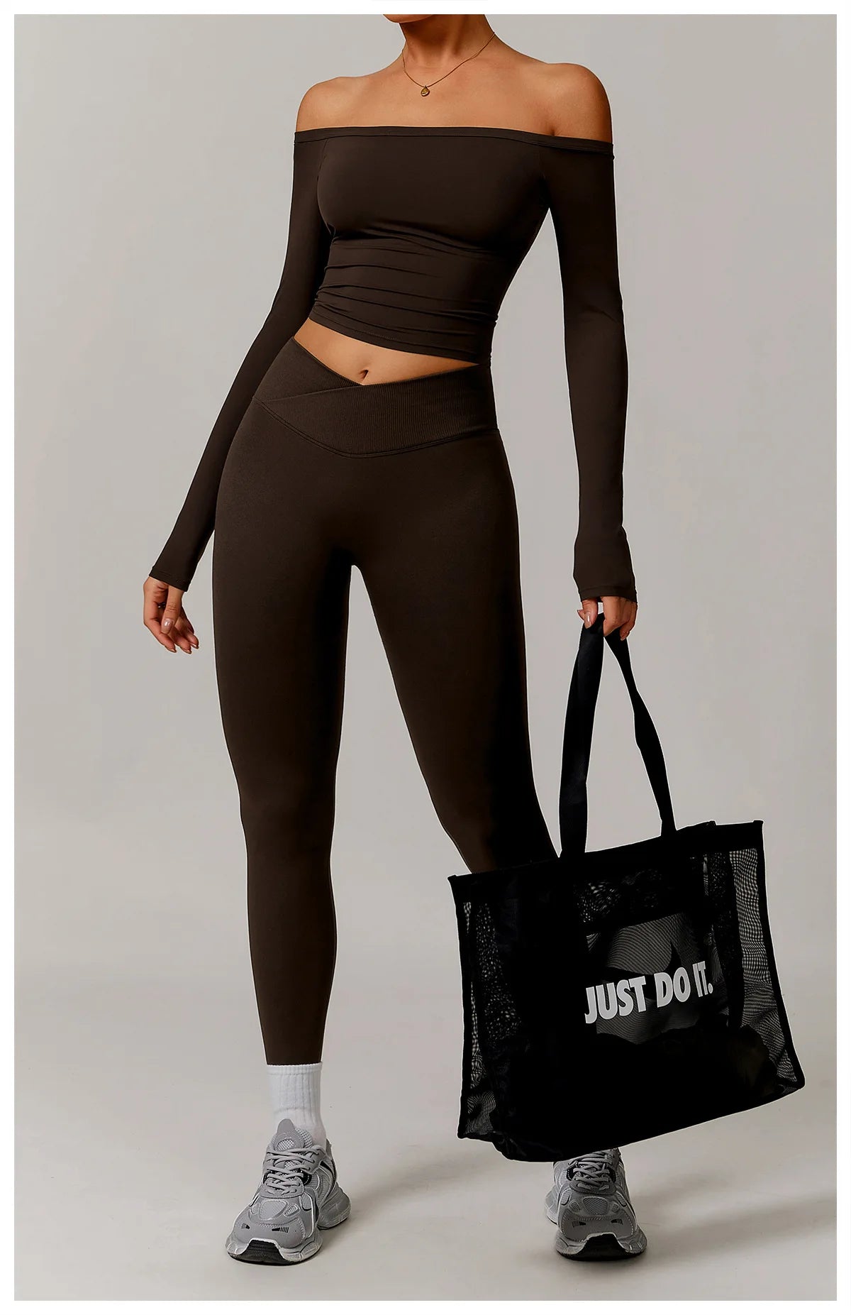 2 Pieces Yoga Suit Sports Set Women Athletic Wear Gym