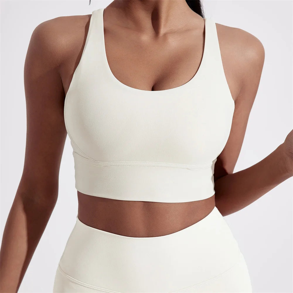 Cross back Fitness sport Bra
