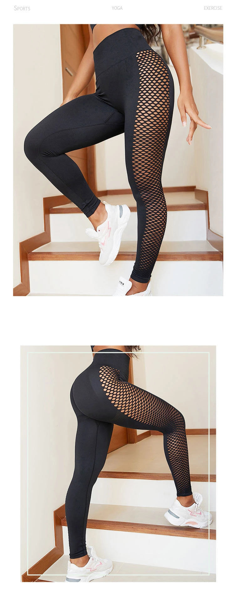Yoga Pants Gym High Waist Push Up Fitness