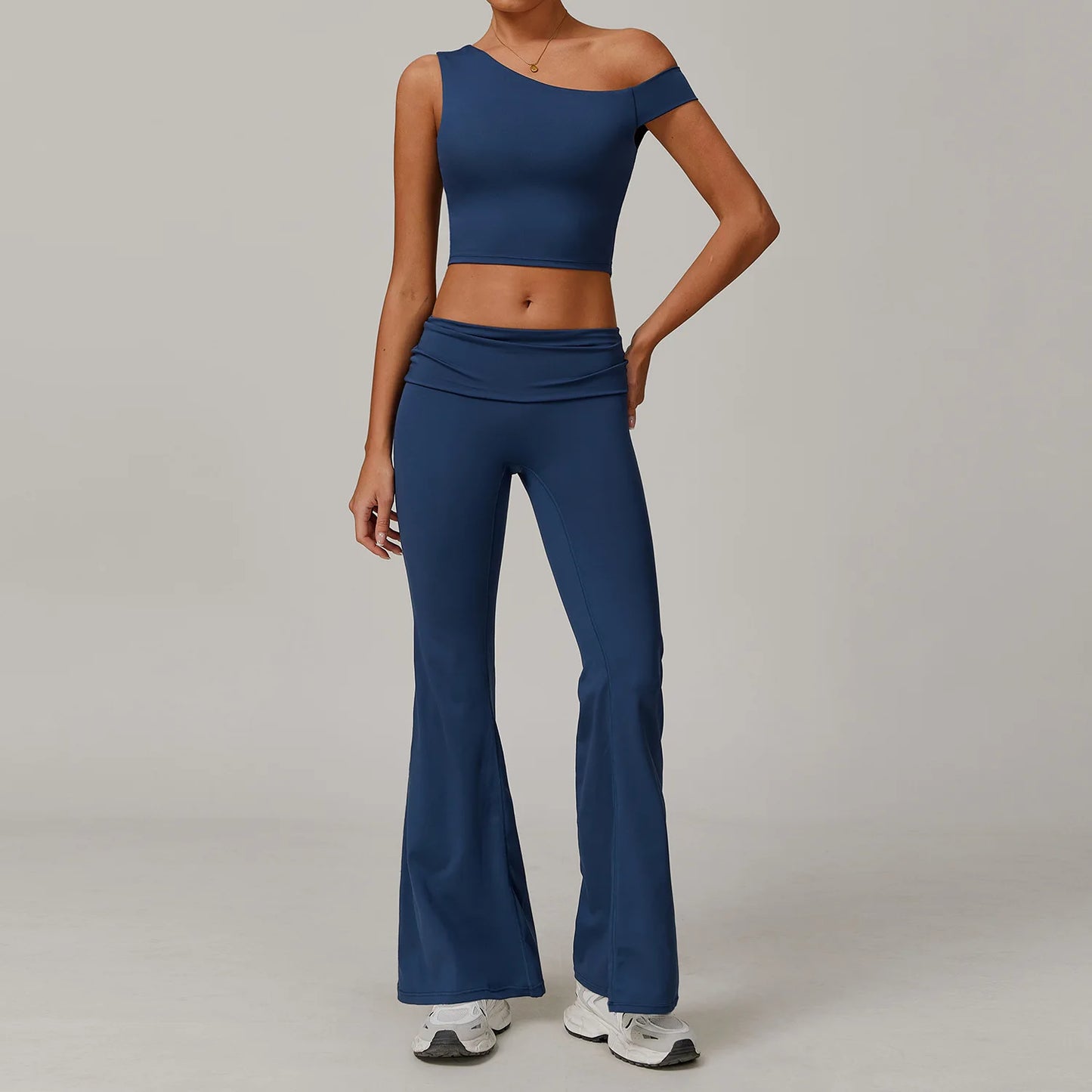 2 Piece Fitness Sportswear Gym Tracksuit High Waist Leggings