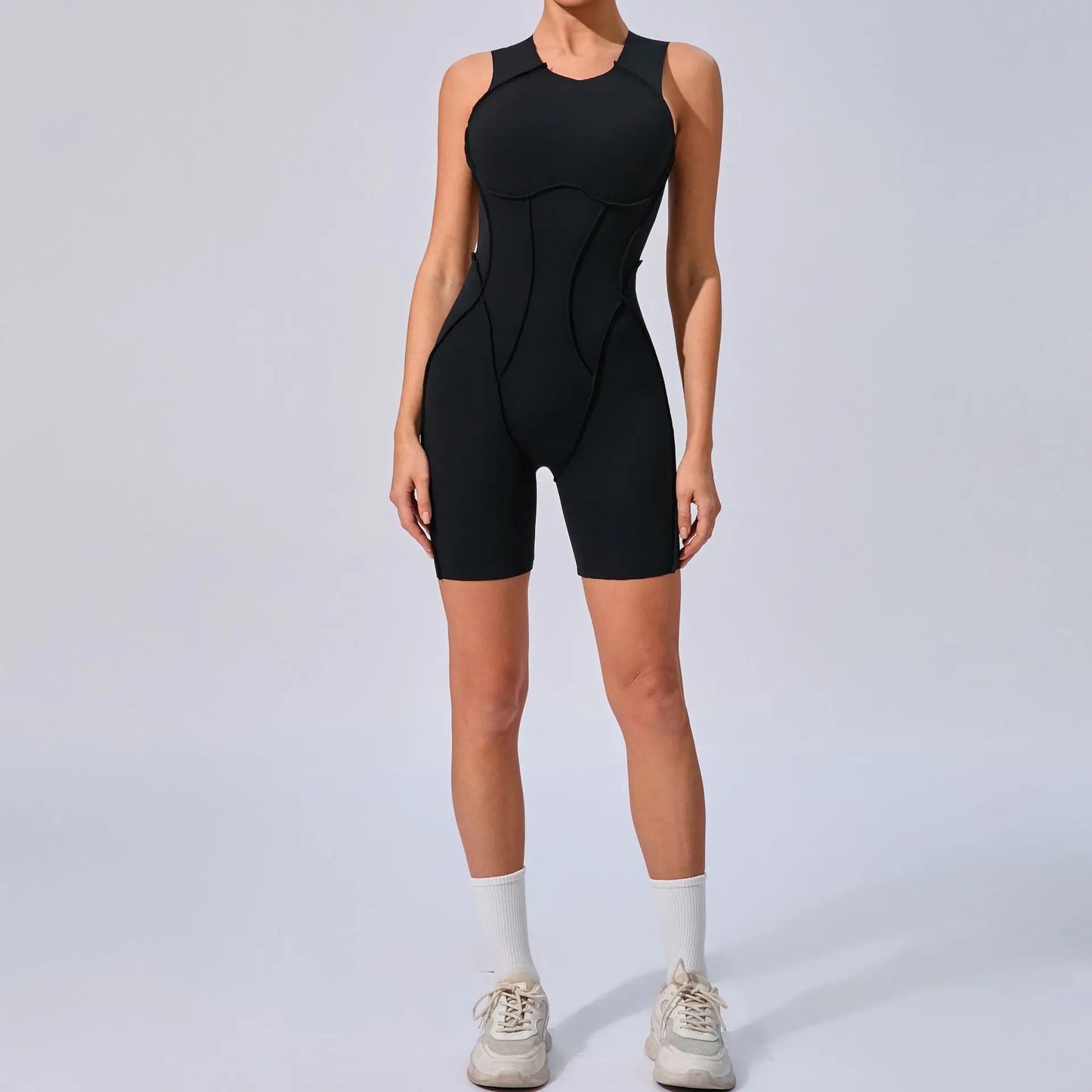 V Back Scrunch Sports Suit Women Gym