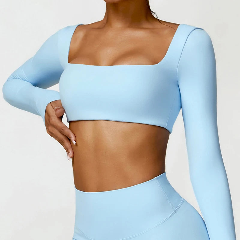Casual Quick Dry Sports Crop Top