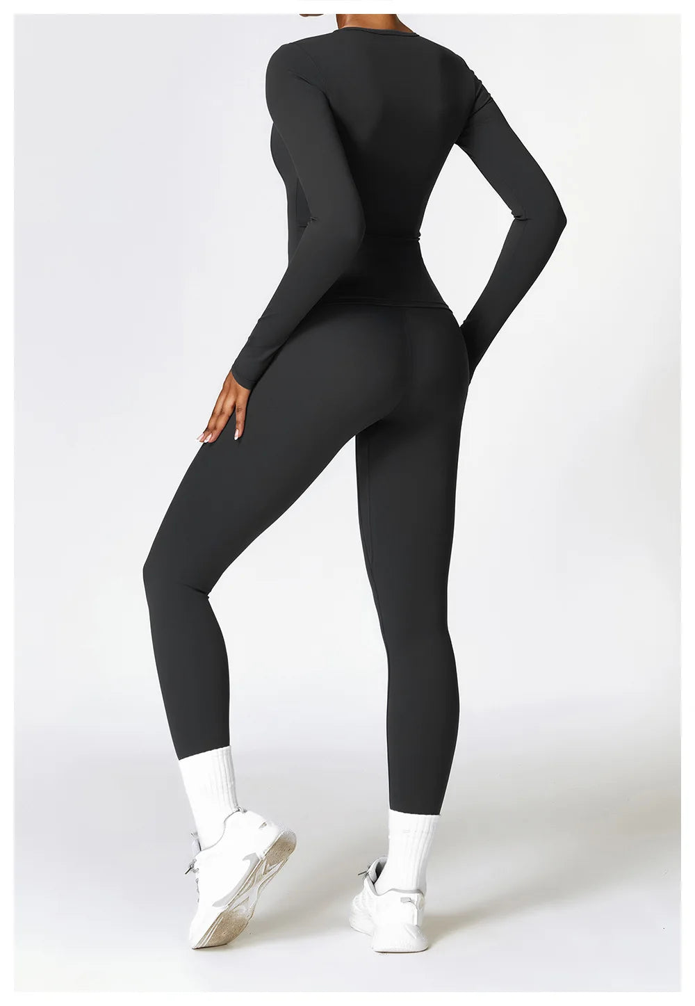 Long Sleeve Fitness Crop Top