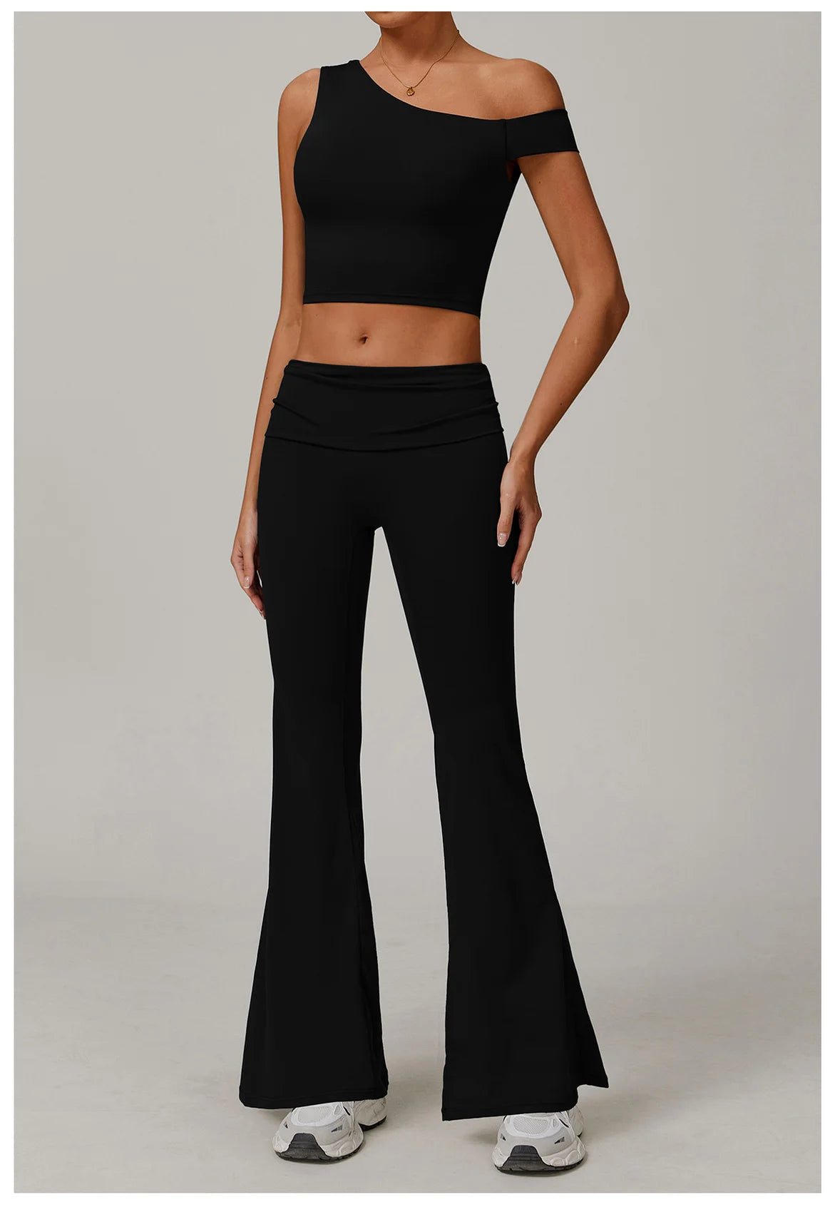 2 Piece Fitness Sportswear Gym Tracksuit High Waist Leggings