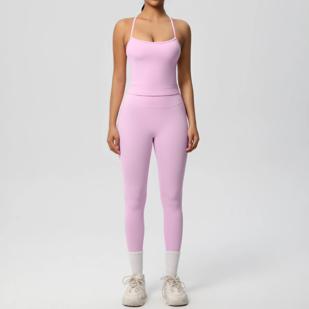 Yoga Top Set Fitness Gym Suit