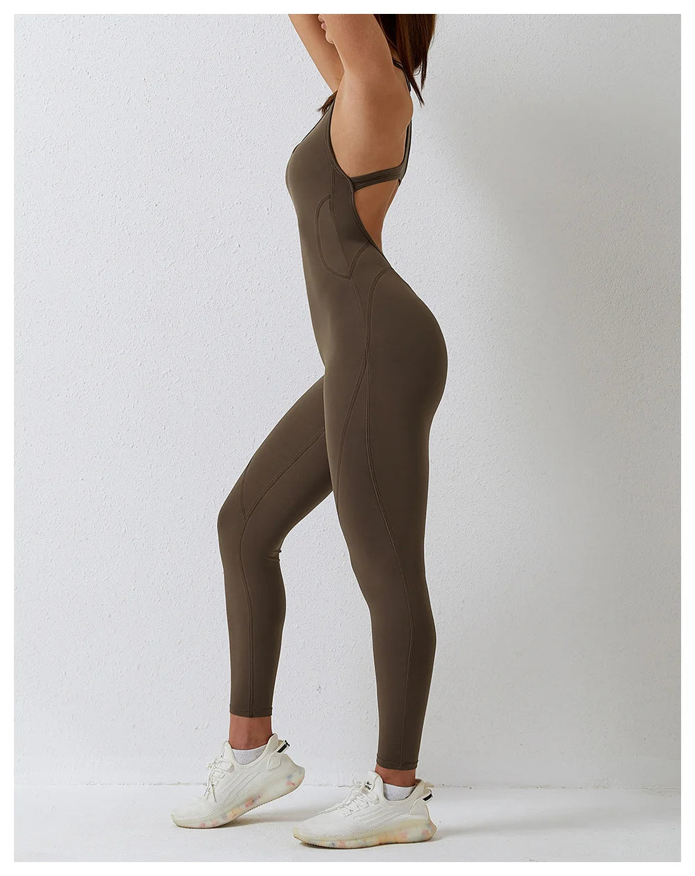 One-Piece Seamless Yoga Suit Fitness Workout Set