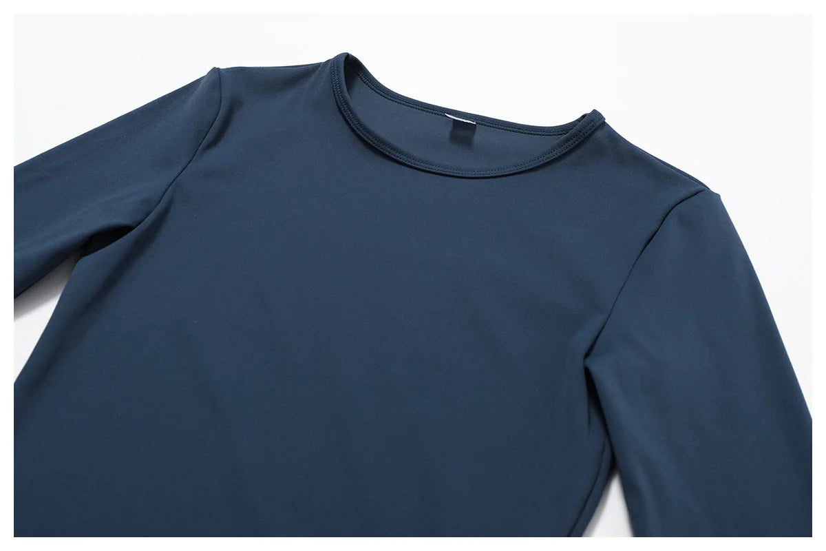Long Sleeve Fitness Crop Top