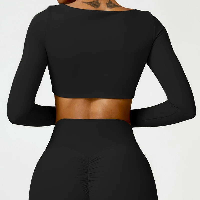 Casual Quick Dry Sports Crop Top