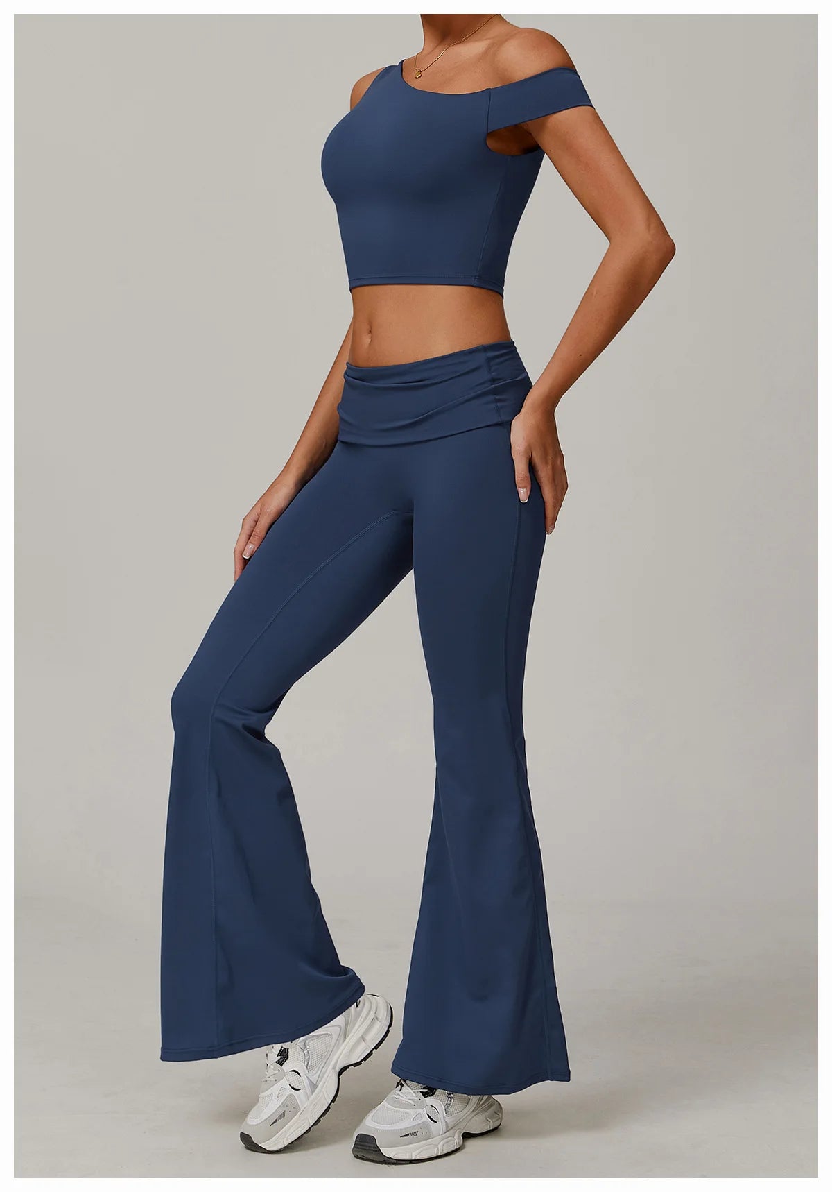2 Piece Fitness Sportswear Gym Tracksuit High Waist Leggings