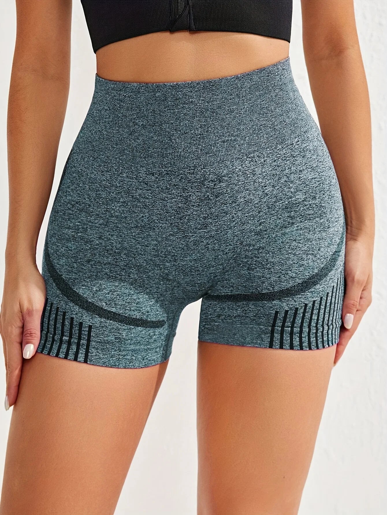 Women High Waist Yoga Shorts Push Up Fitness Gym Shorts Scrunch Butt Running Leggings Quick Dry Cycling Workout Sportswear